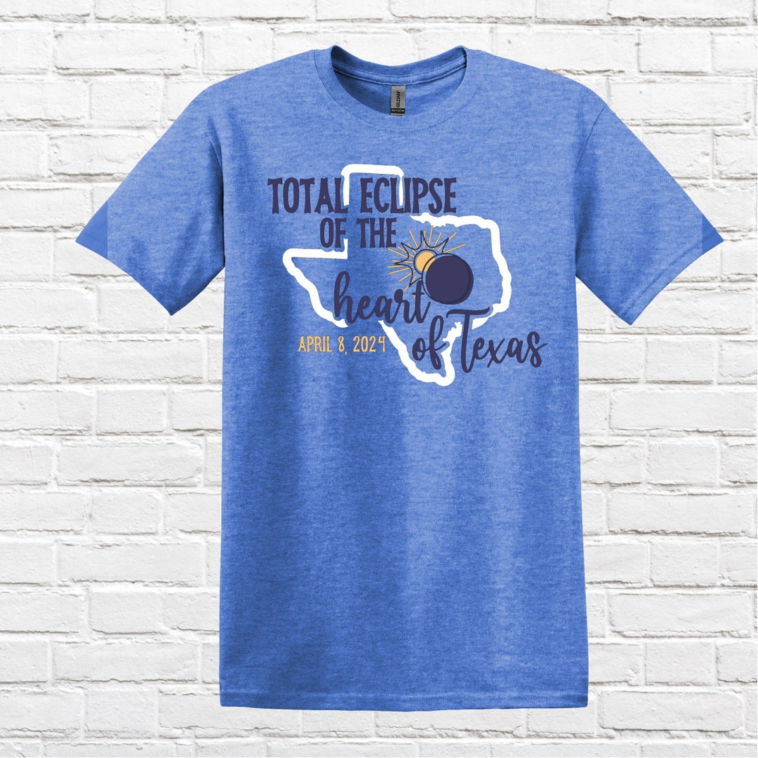 2024 Texas Solar Eclipse Shirt / Total Eclipse of the Heart of Texas