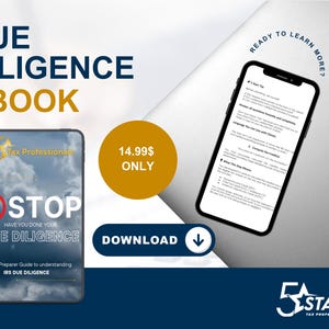 IRS Due Diligence Guide for Tax Preparers – PDF Checklist & Templates