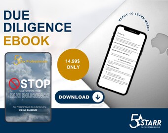 IRS-gids voor due diligence voor belastingvoorbereiders – pdf-checklist en sjablonen