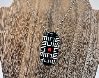 Eminem Slim Shady Marshall Mathers Double Sided Dogtag Chain