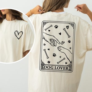 T-shirt hondenliefhebber, retro shirt hondenliefhebbers, cadeau voor hondenliefhebber, T-shirt hondenastrologiekaart, shirt hondenliefhebber, trendy shirt hondenpoot, schattig shirt poot