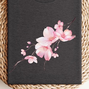 Pink Cherry Blossom Shirt, Sakura Shirt, Cherry Japanese Shirt, Japan T-Shirt, Flower Shirt, Gift For Japan Lover, Cherry Tree Spring Shirt