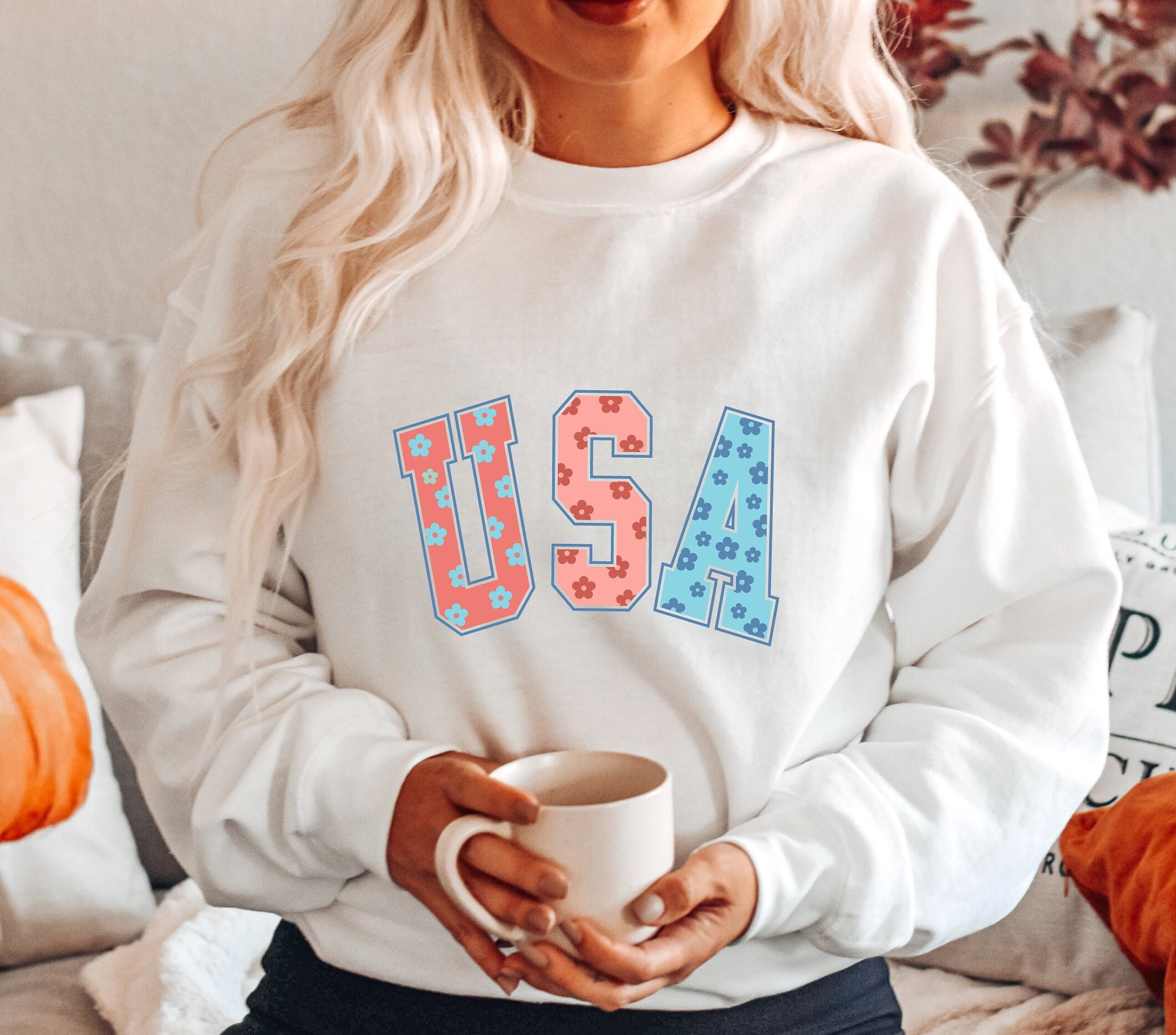 4th of July Sweater Etsy