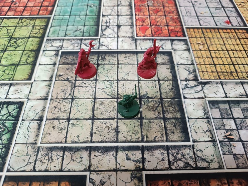 Classic Heroquest Playmatneoprene Playmat Premium Quality Etsy