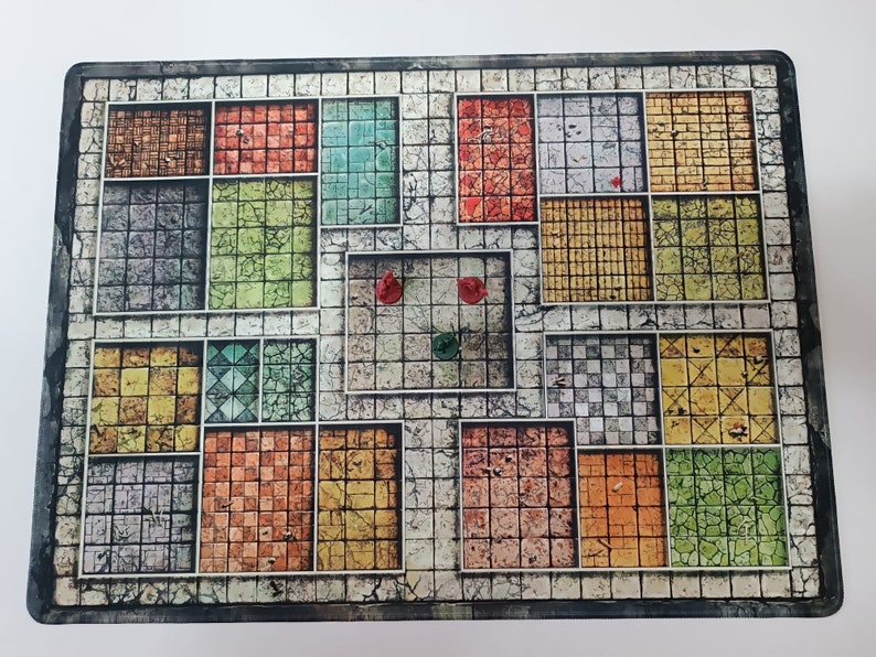 Classic Heroquest Playmatneoprene Playmat Premium Quality Etsy