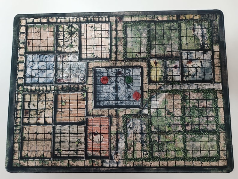 Beastmen Mound Heroquest Playmat neoprene Playmat Premium Etsy Canada