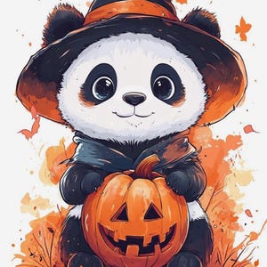 Halloween-panda