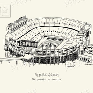 The University of Tennessee Neyland Stadium *digital download*