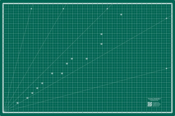 Size A1 - 24" x 36" Self-Healing CUTTING MAT - Reversible Inches and Centimeters - thoughtful design - 5 layer mat,  finest available