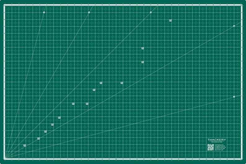 Size A1 - 24" x 36" Self-Healing CUTTING MAT - Reversible Inches and Centimeters - thoughtful design - 5 layer mat, finest available image 1