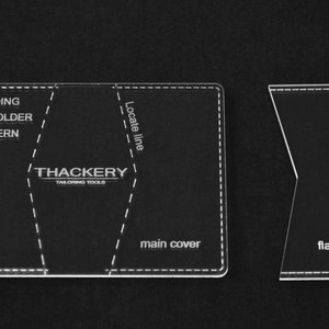 Patrón de BILLETERA TARJETERO PLEGABLE de 3 a 4 capas: excelente calidad, no hay patrones mejores disponibles en ningún lugar del mundo (terminado de 2 3/4" x 4")