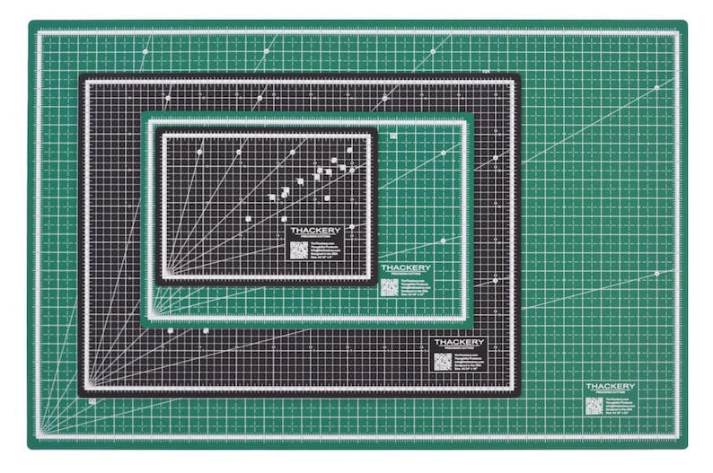 Size A1 - 24" x 36" Self-Healing CUTTING MAT - Reversible Inches and Centimeters - thoughtful design - 5 layer mat, finest available image 5