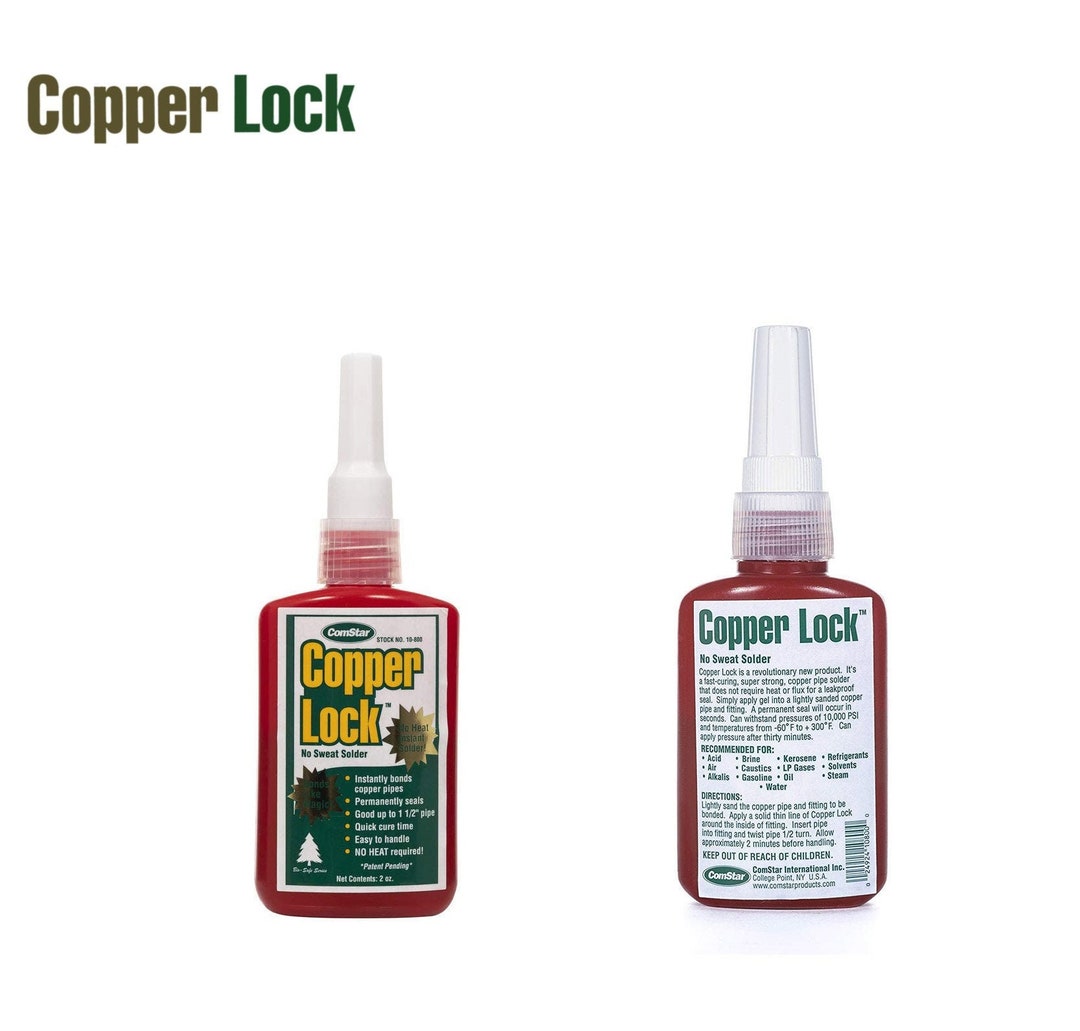 Thread Lock Copper Copper Lock No Heat Solder, 2oz Tube, Red 10-800 - Made in USA - Etsy
