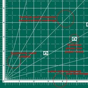 Size A1 - 24" x 36" Self-Healing CUTTING MAT - Reversible Inches and Centimeters - thoughtful design - 5 layer mat, finest available image 4