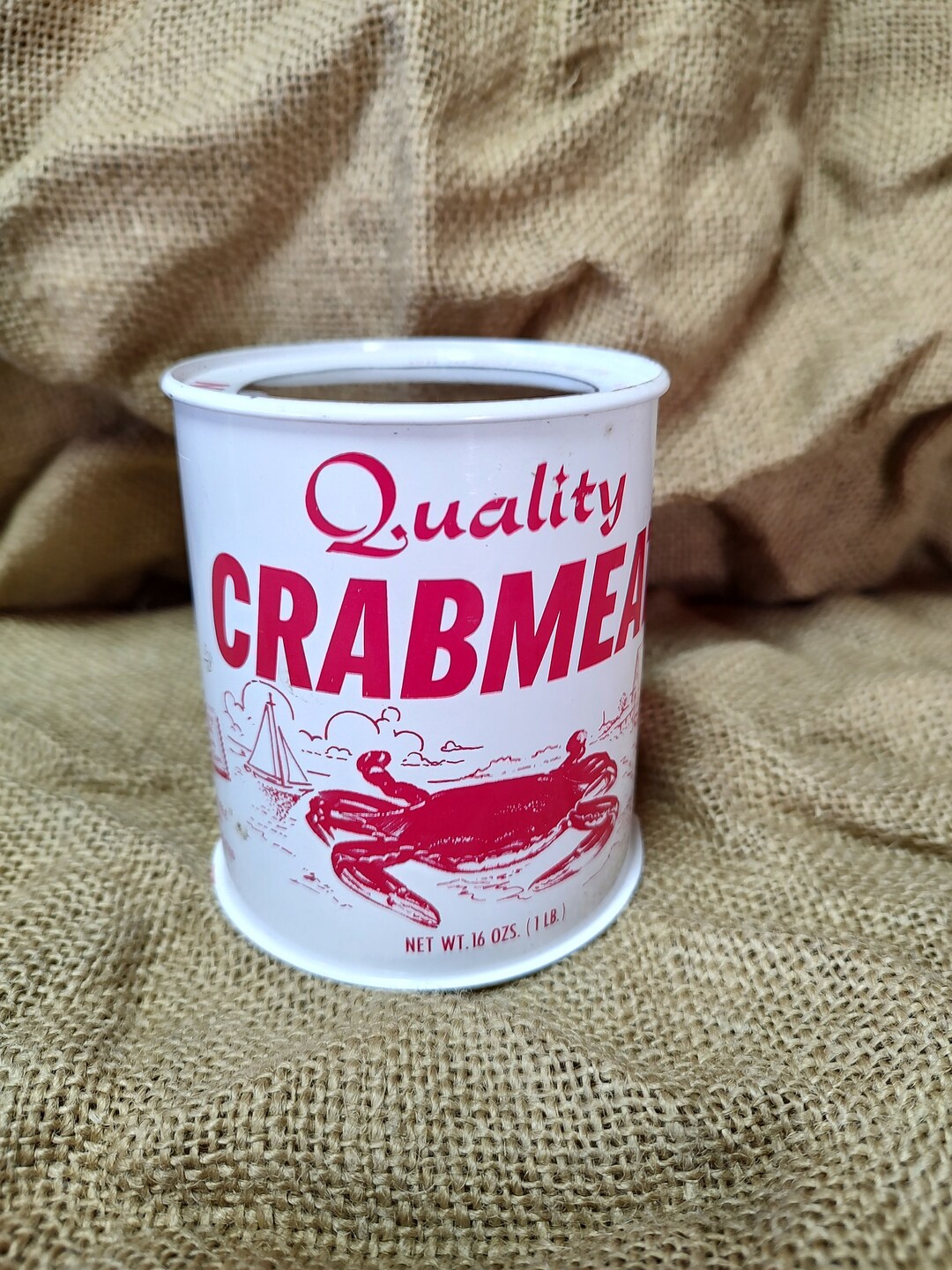 Crab Meat Tin - Etsy