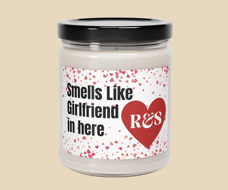 Custom Gift Candle Valentine Gift Boyfriend Candle Cute Girlfriend Scented Jar Anniversary