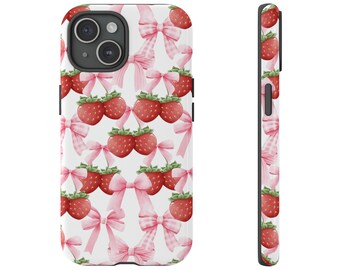 Coquette mobile phone case Pink Bows phone case Rose iPhone Case 15 14 13 12 Pro max mobile phone case iPhone 7 8 mobile phone case