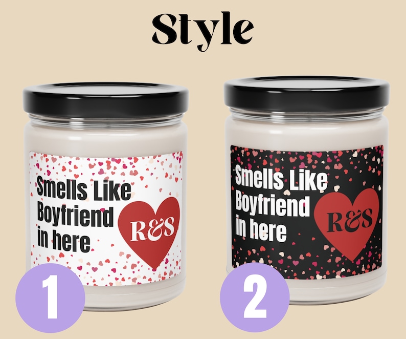 Custom Gift Candle Valentine Gift Boyfriend Candle Cute Girlfriend Scented Jar Anniversary