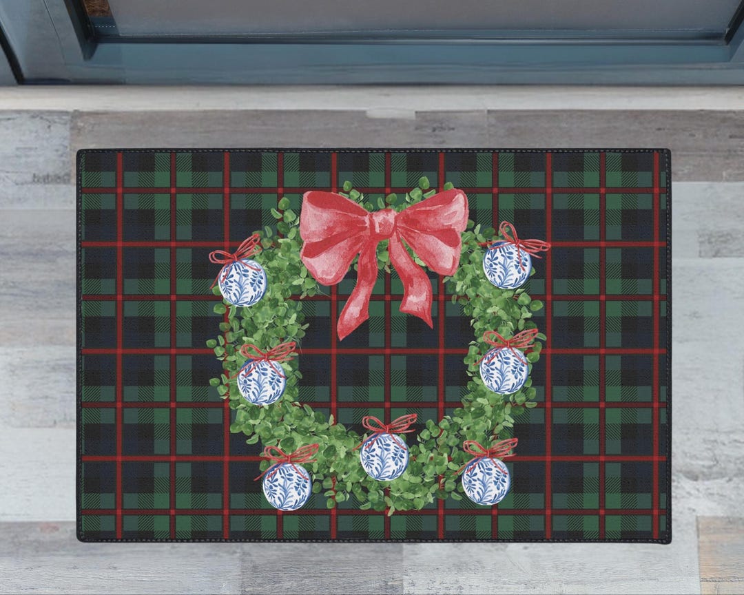 Door Mat Ginger Jar Joy