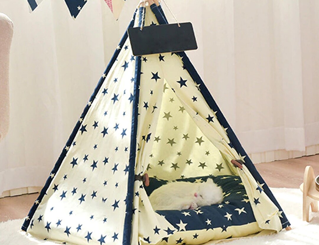 Large Dog Teepee Dog Tent Large Dog Teepee Tent Large Pet Etsy