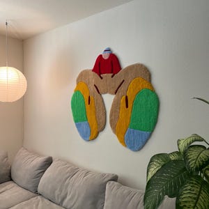 Groovy Man Tufted Wall Art