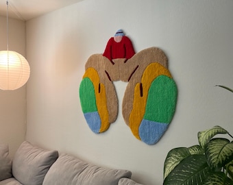 Groovy Man Tufted Wall Art