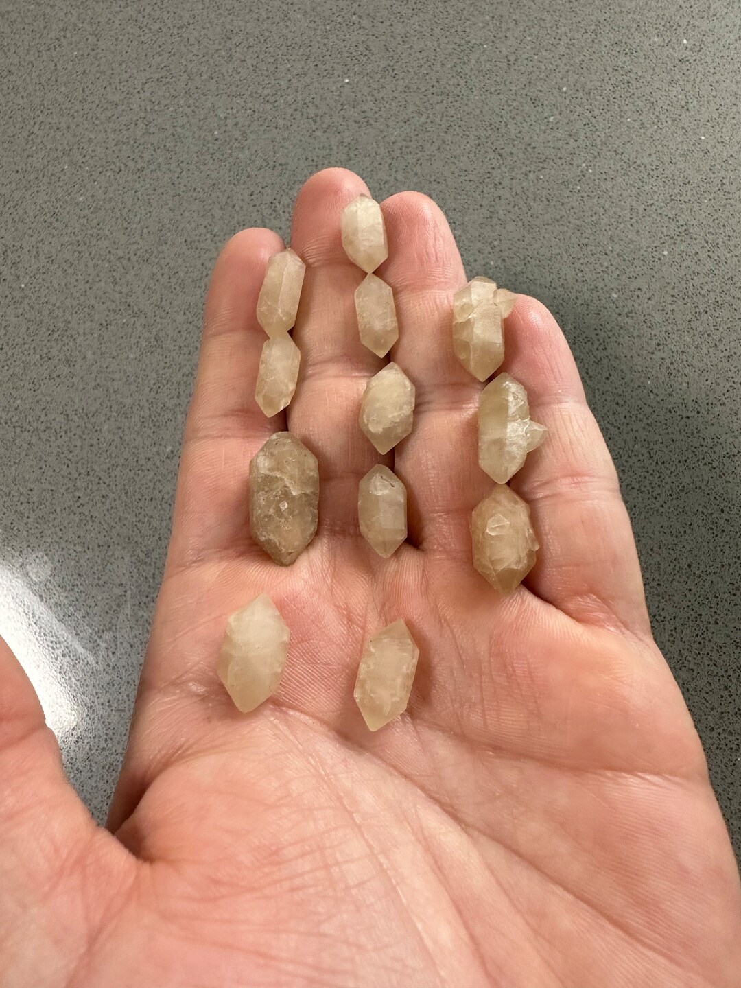 Pecos Diamond Double Terminated Points Quartz New Mexico Etsy