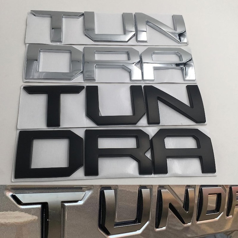 Toyota 201420 TUNDRA Tailgate Badges Emblem Letter Emblems Etsy