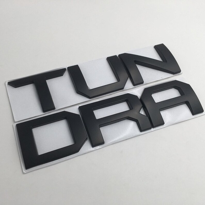 Toyota 201420 TUNDRA Tailgate Badges Emblem Letter Emblems Etsy