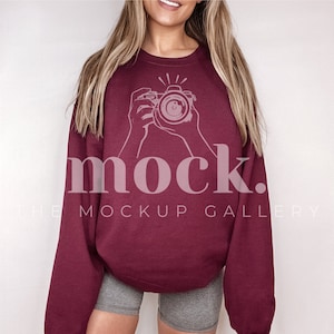 18000 Mockup Maroon, Sweatshirts Mock Up, Gildan 18000 Mockup, 18000 Gildan Mockup, Sweatshirt Mock Up, Gildan Sweatshirt, 18000 Maroon