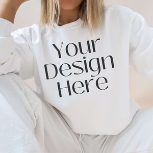 Comfort Colors Sweatshirt Mockup - Comfort Colors Mockup - Sweatshirt Mock Up - 1566 Mock-Ups - 1566 Sweatshirt Mock Ups - Simple Mockups