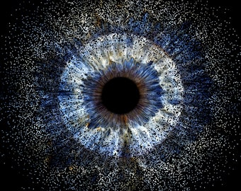 Custom Eye Portrait: Personalized Iris Art