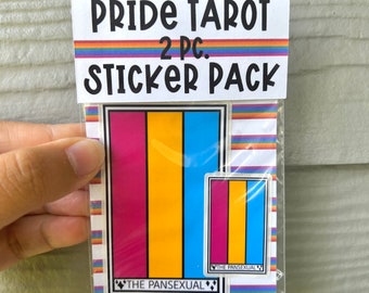 Pansexual Pride Stickers, Pride Tarot Sticker Pack, Pride Stickers, Tarot  Card Stickers LGBTQIA+ Stickers - Etsy