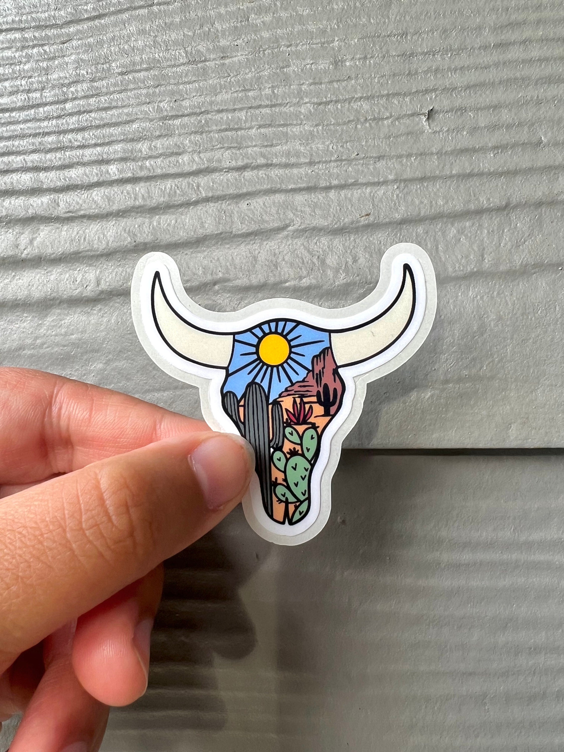 Cwest Sticker 2-inch Western Sticker Pack, Cowboy Stickers, Country Stickers, Cactus ...