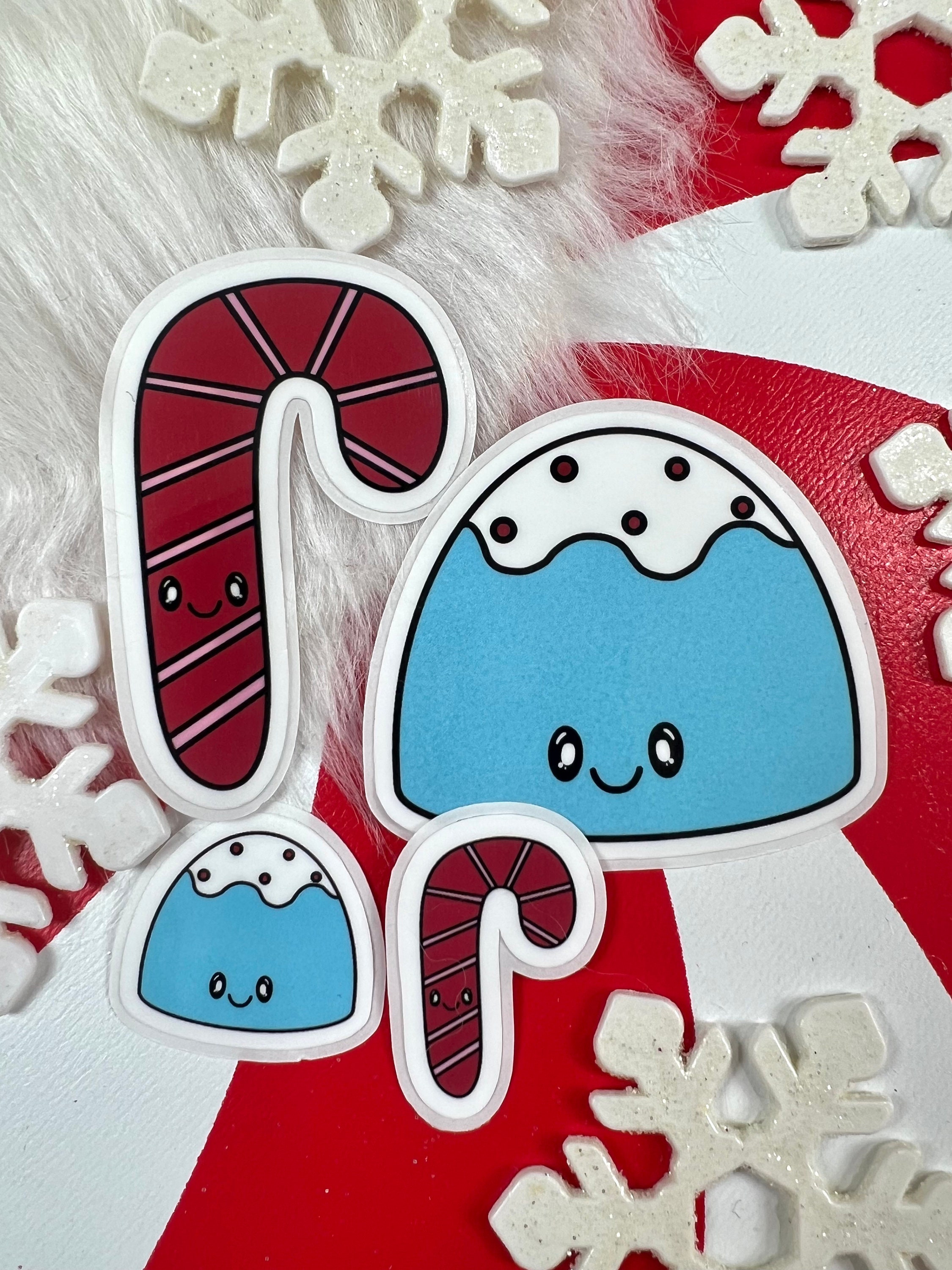 Gumdrop & Candy Cane Sticker Pack - Etsy
