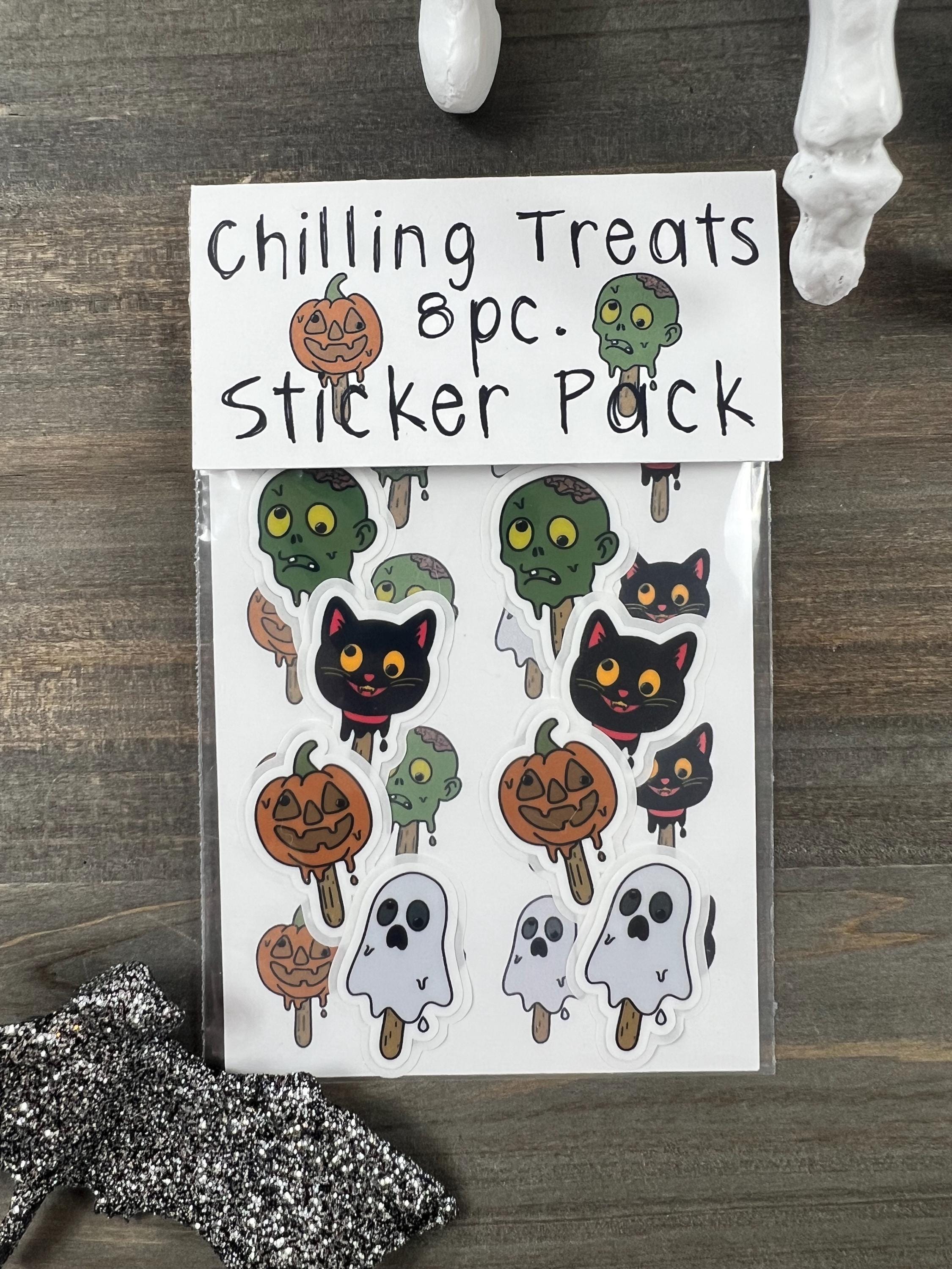 Chilling Treats Mini Sticker Pack, Halloween Stickers for Journaling ...