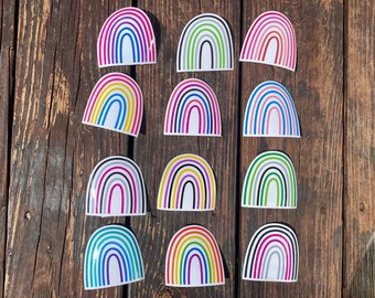 LGBT+ Rainbow Pride Flag Vinyl Sticker - Gay, Lesbian, Nonbinary, Bisexual, Pansexual, Asexual, Transgender, Aromantic, Genderfluid, etc