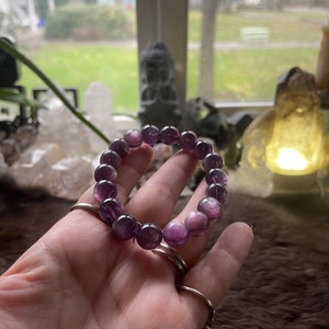 Edelstein Lepidolith Armband