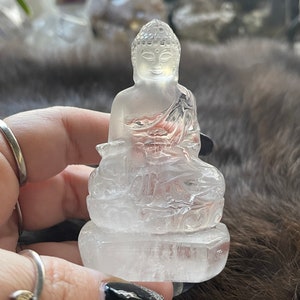Himalayan Quartz Buddha Statue