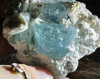 Amazing Erongo Aquamarine cluster