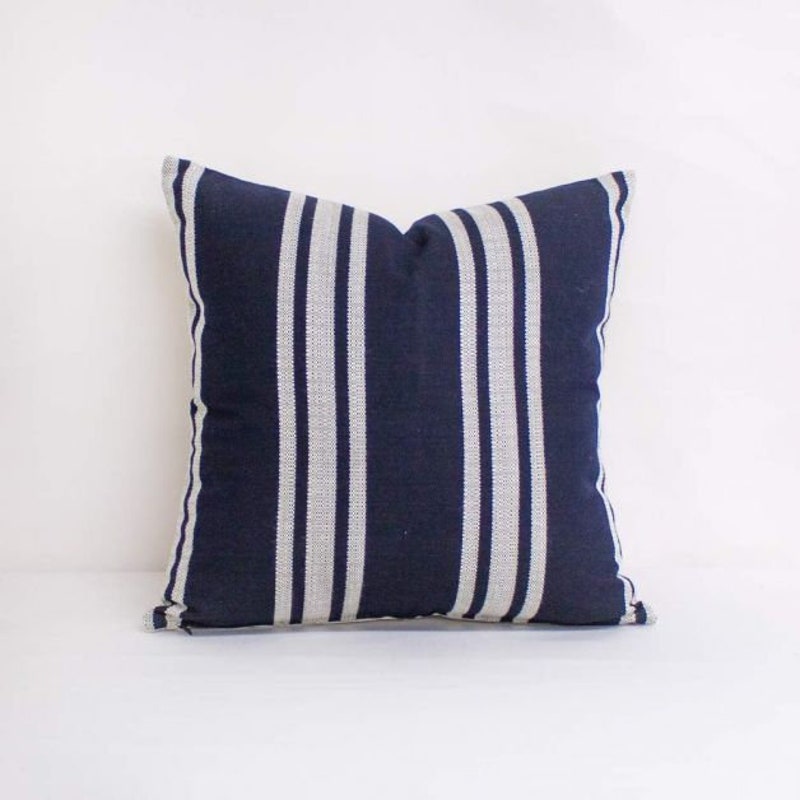 Oilo Band Pillow Indigo