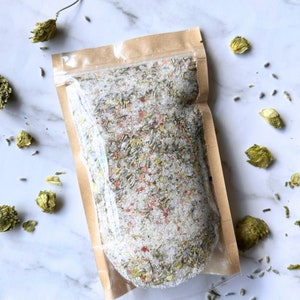 Down To Earth, Herbal Bath Salt, Herbal Bath Tea, Aromatherapy, Bath Salts, Salt Therapy, Essential Oils