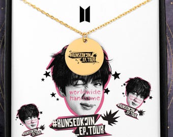 Run Seokjin Ep Tour 2025 Concert Necklace, Jin Concert