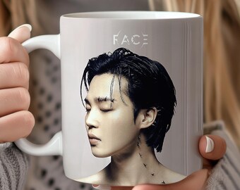 Jimin Ceramic Mug 11oz, Park Jimin Coffee Mug, BTS Coffee Mug, BTS Merch