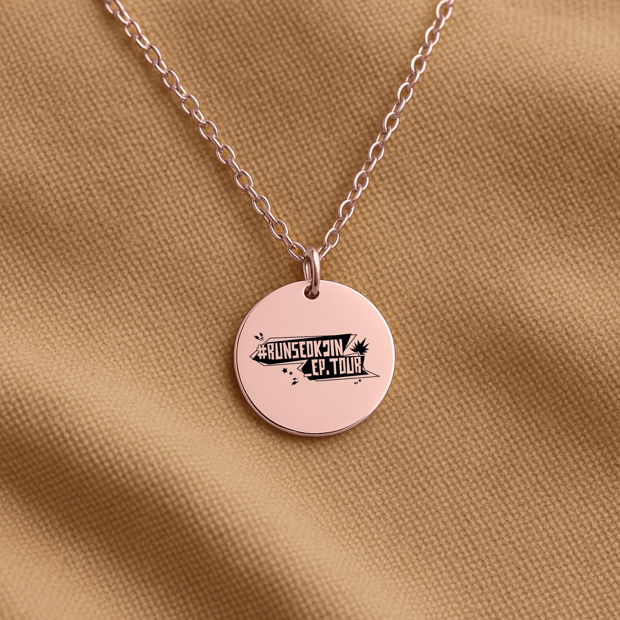 新品✨ BTS JIN ジン 韓国 RUNSEOKJIN ネックレス Run Seokjin Ep Tour 2025 Concert Necklace, Jin Concert