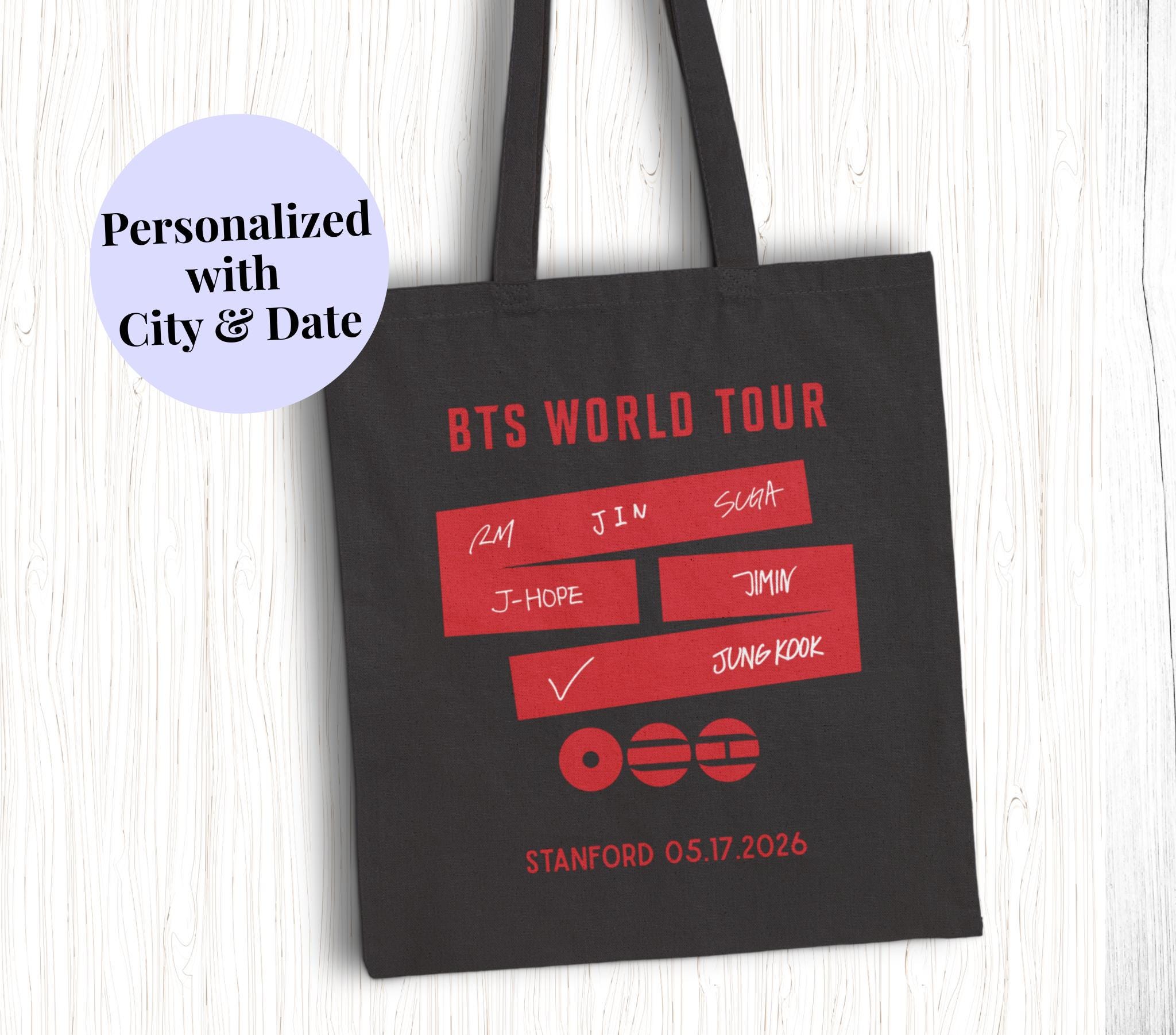 BTS arirang GOYANG ファブリックバッグ BTS Canvas Bag - Black (Target Exclusive) : Target