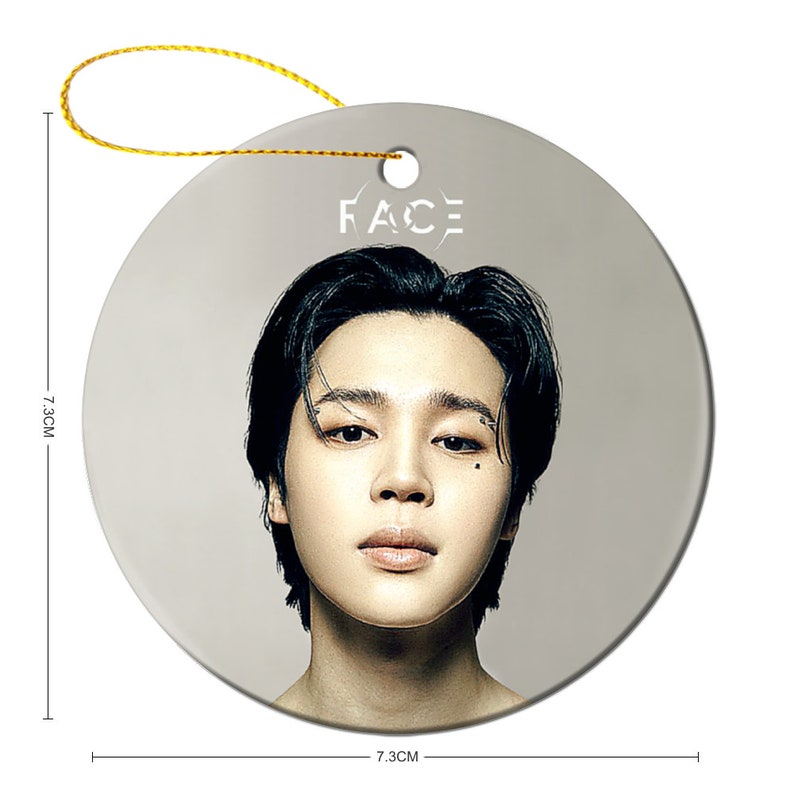 BTS Ornament Jimin Face Jimin Ornament BTS Merch Park Etsy