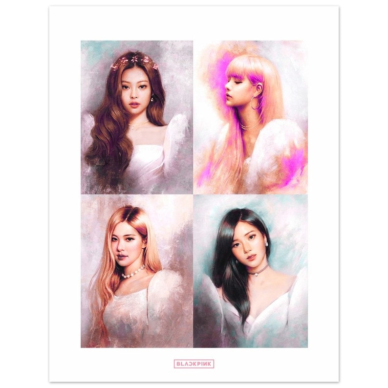 Blackpink Poster Blackpink Lisa Jennie Jisoo Rose Kpop - Etsy