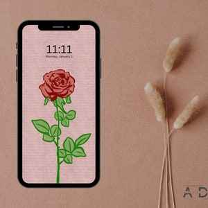 Rose and Love Letter IPhone wallpaper, iphone wallpaper, iPhone Lock Screen iPhone wallpaper, ipad wallpaper, iOS wallpaper, iOS Lock Screen