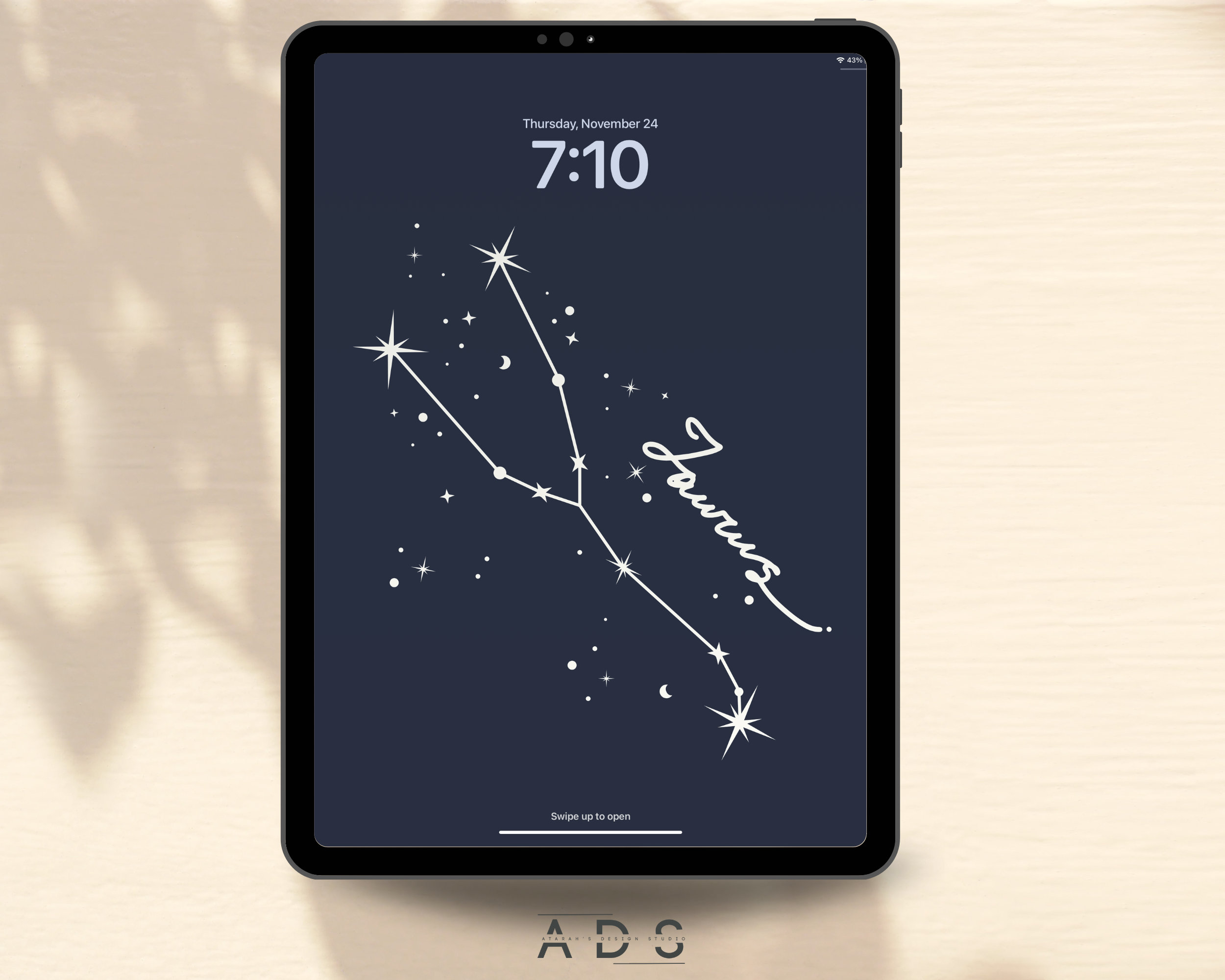 Taurus Constellation iPad Wallpaper, Astronomy Ios Lock Screen,zodiac ...